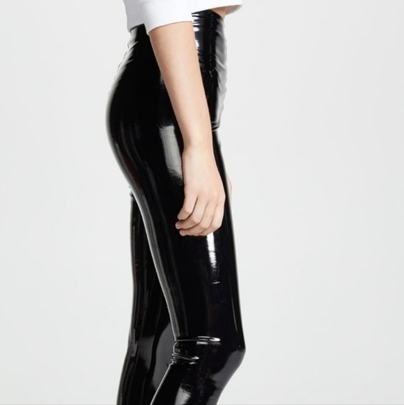 COMMANDO Faux Patent Leather Legging In Black. Size XS - Picture 6 of 15
